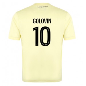 AS Monaco Aleksandr Golovin #10 Jalkapallovaatteet Kolmaspaita 2025-26 Lyhythihainen